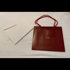 Cartier Shopping Bag, Envelope, and Receipt Holder